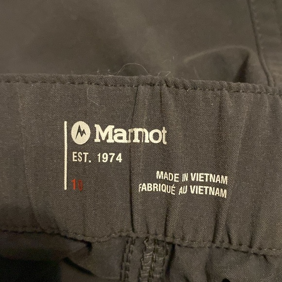 Marmot Kodachrome 5” gray shorts hiking athletic nylon size 10 - Picture 4 of 7